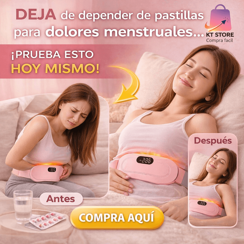 Alivio Menstrual – Cinturón Térmico Portátil Para Cólicos