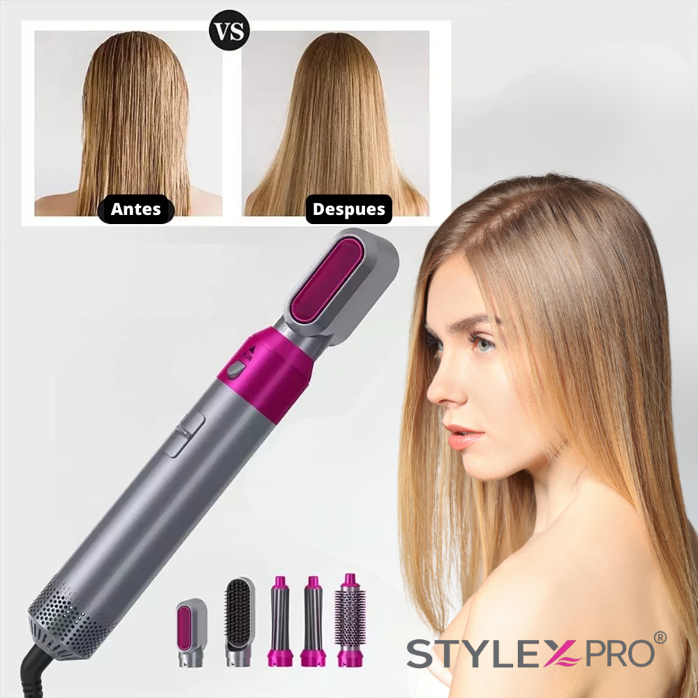Cepillo Alisador Secador 5 en 1
